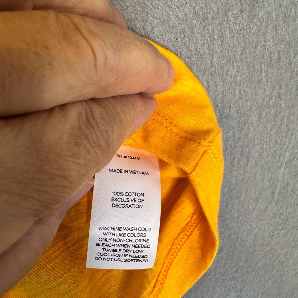 Alpine Women's Vibrant Yellow Muscle Tee. NWT. - Picture 3 of 5